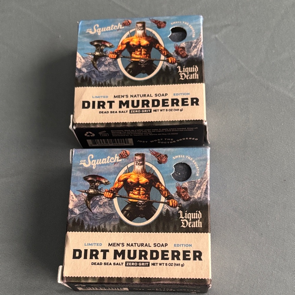 Dirt Murderer Men's Natural Soap - Blue Edition
